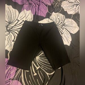 Fashion Nova - Black Biker Shorts, Small